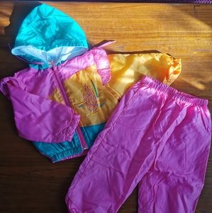 Baby windbreaker suit